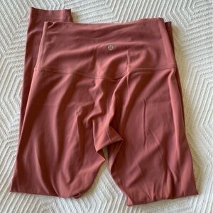 Pink Lululemon Align Leggings
